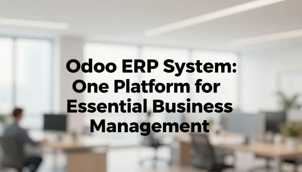 odoo erp system